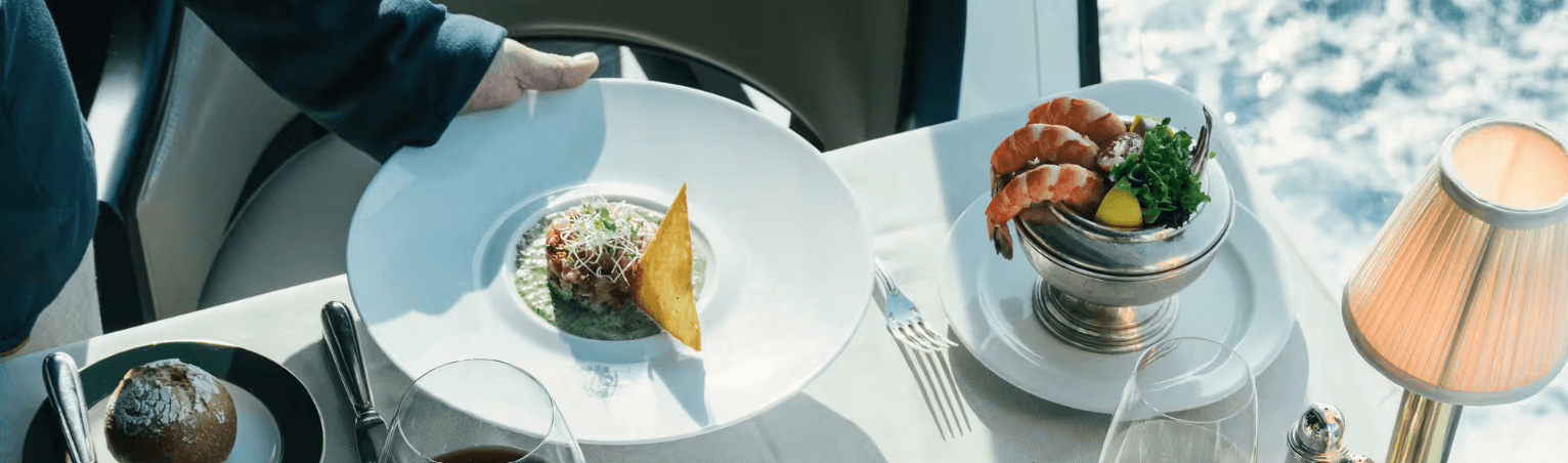 La cuisine la plus raffinée en mer